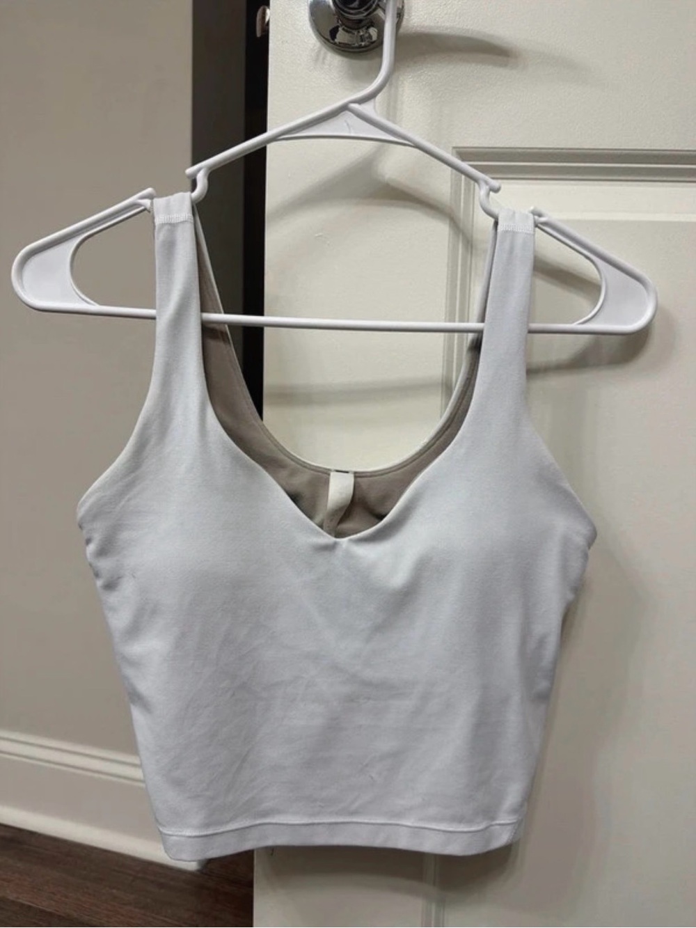 Lululemon White Align Crop Tank